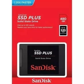 Ssd Sandisk Plus 2.5´Sata Iii 6Gb/S 480Gb