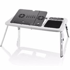 Mesa Dobrável Notebook USB 2 Cooler Mousepad Folding Table