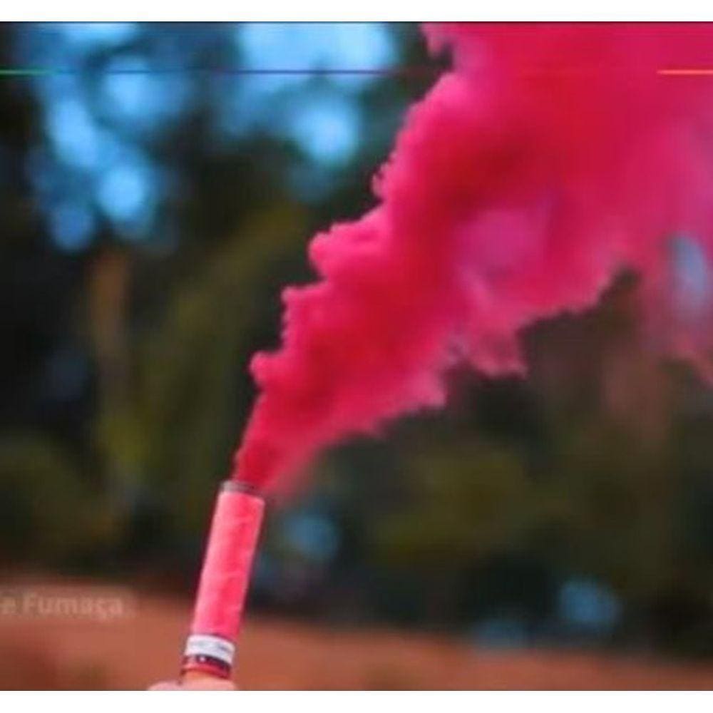 Fumaça Colorida 20mm Efeito ensaio fotográfio Torcedor