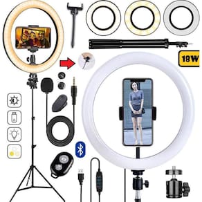 Ring Light Profissional Anel Led Iluminação Completo Tripé