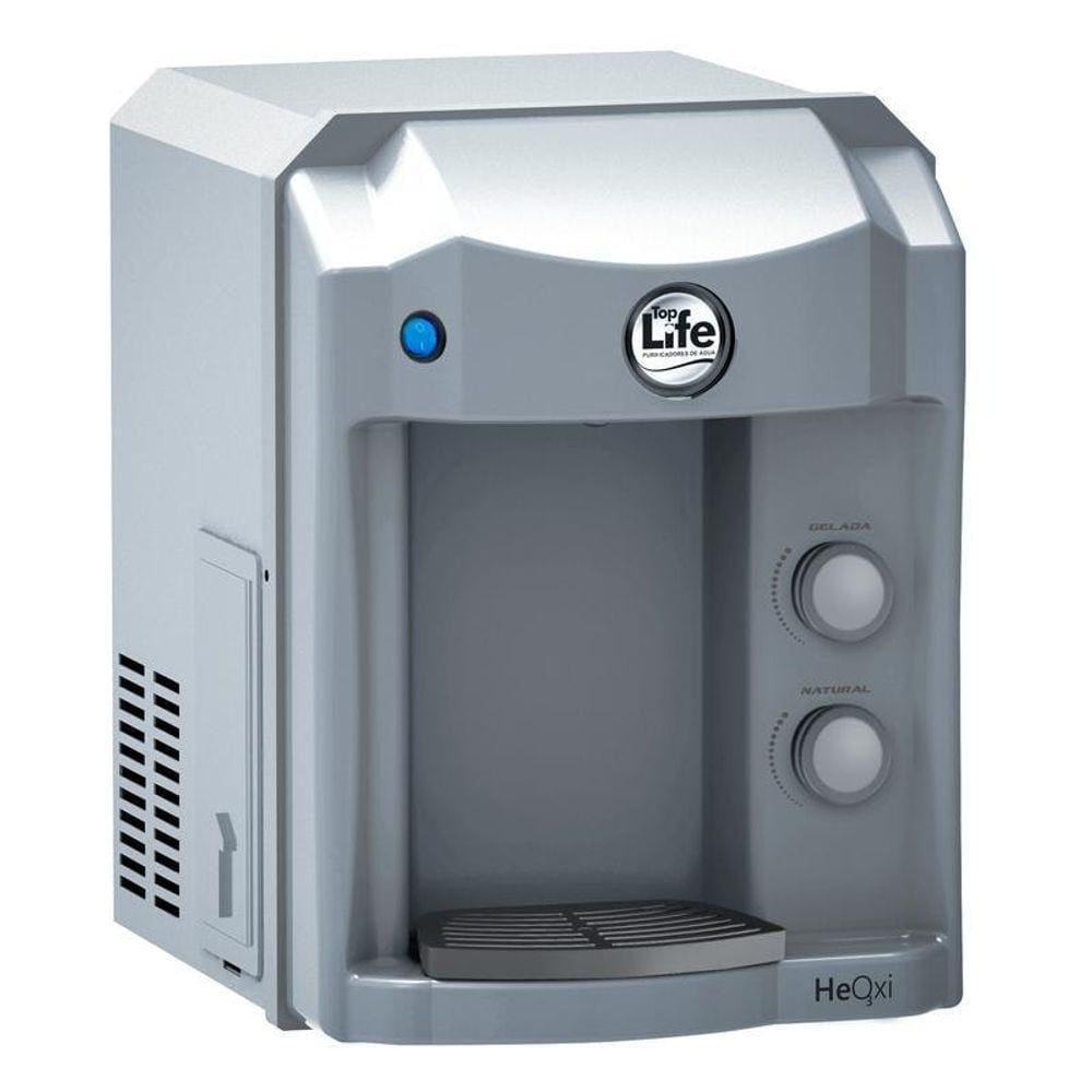 Purificador De Água Top Life Heoxi 2 Em 1 Prata 127V