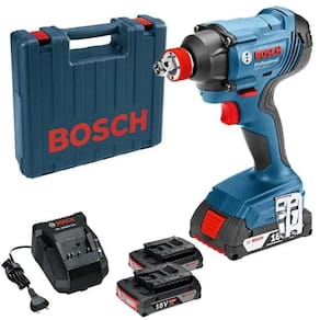 Chave Impacto 18V 180 Nm Gdx 180-Li Bivolt 2 Bat E Mal Bosch