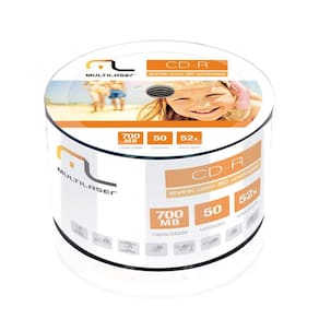 CD-R 52X 700MB Imprimivel Printable Multilaser - CD052
