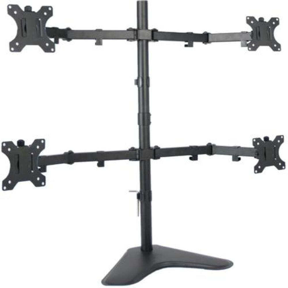 Suporte Para 4 Monitores E Tv De Mesa Articulado Gamer