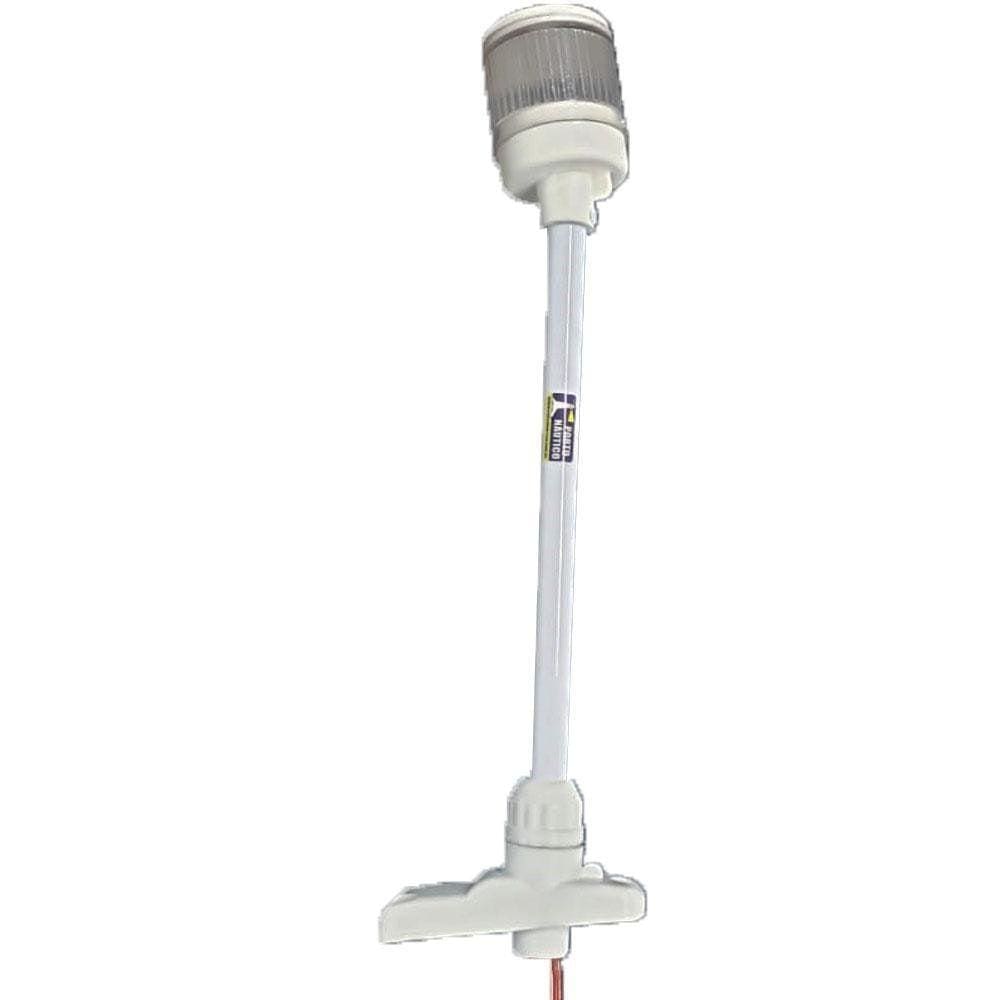 Mastro Em Alumínio Branco Com Iluminacao Em Leds 40Cm
