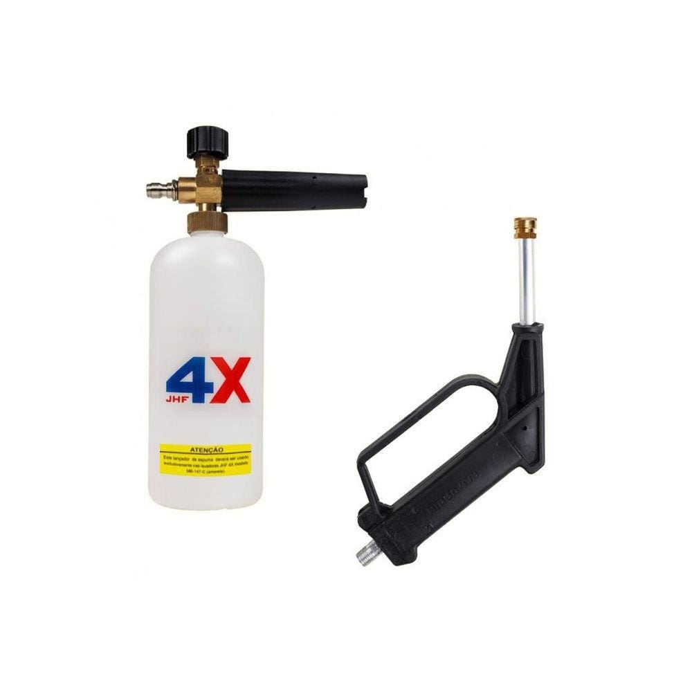 Kit Lavo Jato Lança Espuma Profissional Jhf 4X - Hydronlubz