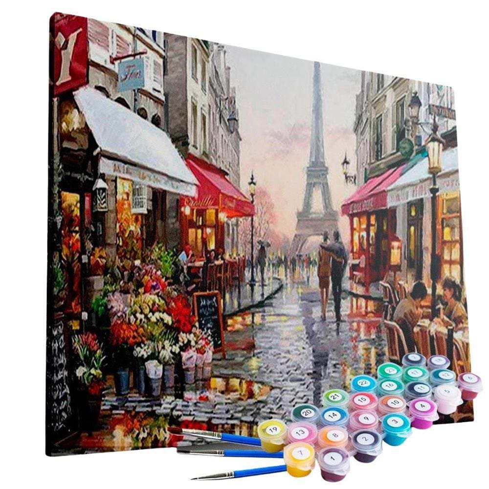 Kit Pintura Terapêutica - Torre Eiffel