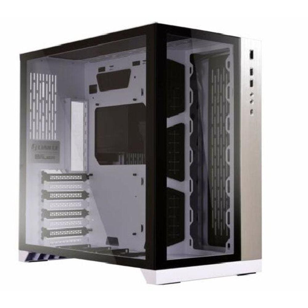Gabinete Lian Li O11 Dynamic White Tempered Glass Janela