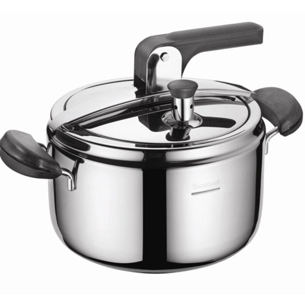 Panela de Pressão 5L, em Aço Inox  Barazzoni
