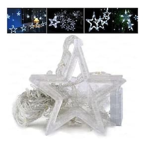Pisca Pisca Cascata 138 Led Estrela Natal 110V 8 Funções