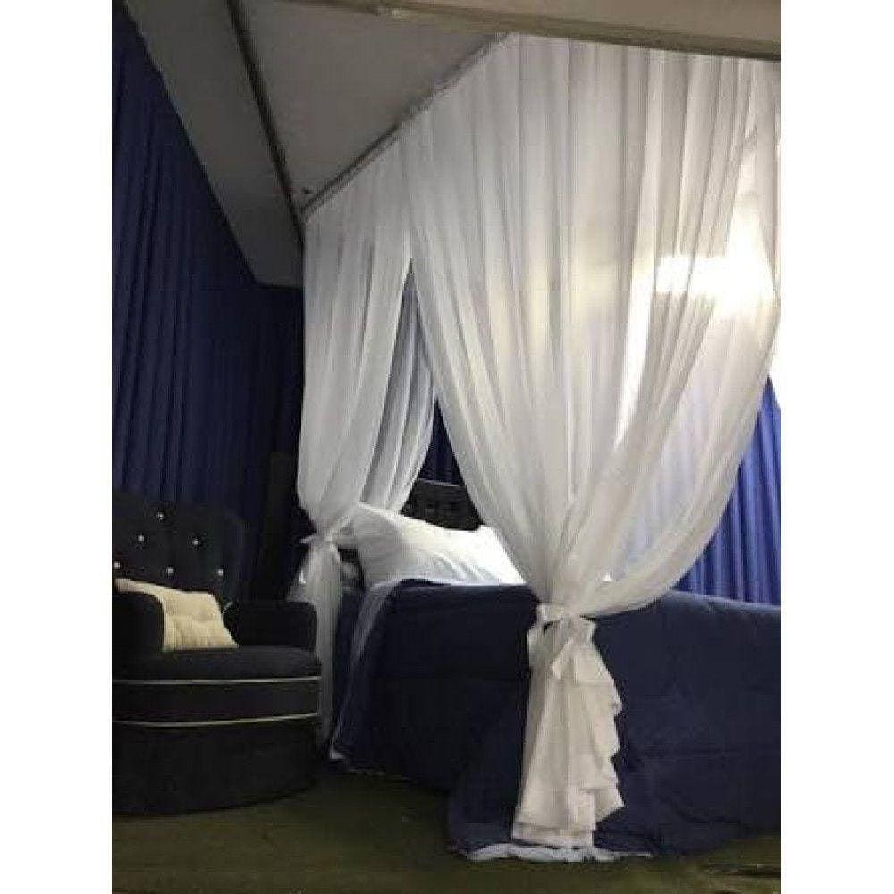 Mosquiteiro De Teto Casal King 200X205X280Cm Branco