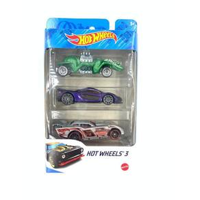 Carrinho Hot Wheels Die Cast FVN40 Sortido - 3 Embalagens com 2 Peças cada