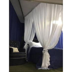 Mosquiteiro De Teto Casal King 200X205X280Cm Branco