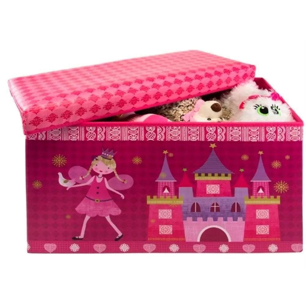 Organizador Infantil Grande Porta Brinquedos Rosa