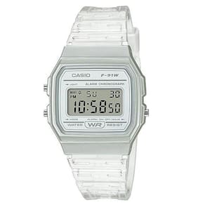 Relógio Feminino Casio Vintage Standard F-91Ws-7Df Branco