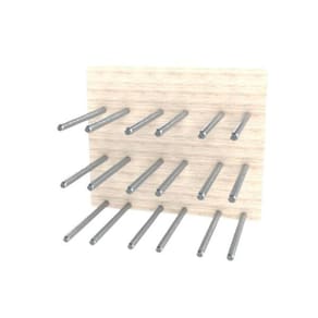 Kit Suporte Para Garrafa De Vinho Aluminio-1G-Pino-5 Pares