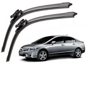 Jogo palheta Limpador parabrisa new civic 2007 a 2011