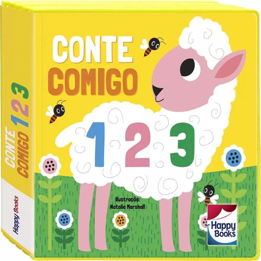 Livro Toque, Sinta E Aprenda - Conte Comigo 1, 2, 3