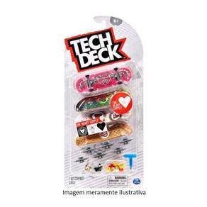 Tech Deck Kit 4 Skate De Dedo The Heart Supply - Sunny 2891