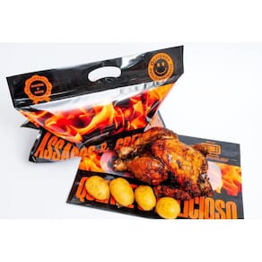 Embalagem Térmica Frango Assado - 3Kg/Alca/Ziper /100 Unid
