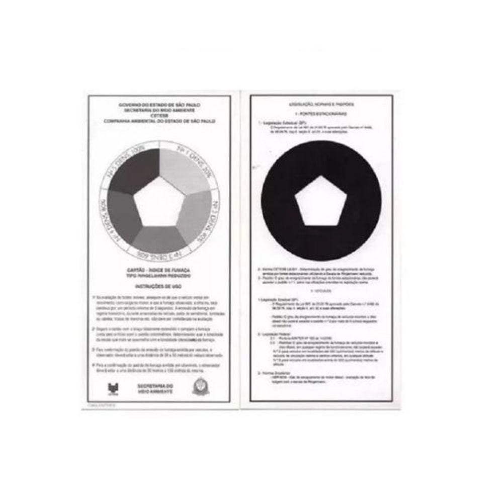 Escala De Ringelmann - Kit 5 Unidades