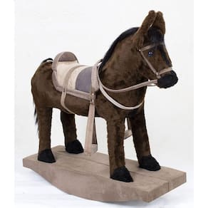 Cavalinho Balanço Brinquedo Fazendinha Cavalo De Sela