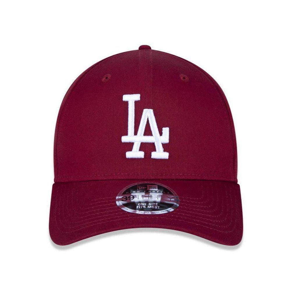 Boné New Era 39Thirty Mlb Los Angeles Dodgers Vinho