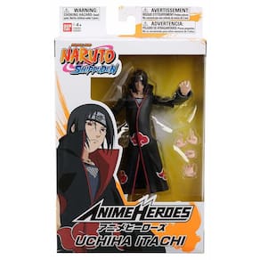 Boneco Itachi Uchiha Anime Heroes Bandai 14 Cm - Fun F0051