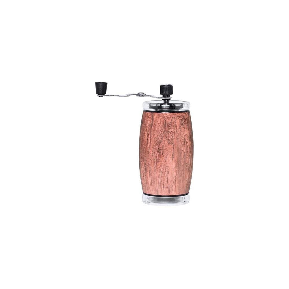 Moedor De Café Manual De Grãos Round Em Inox Com Recipiente