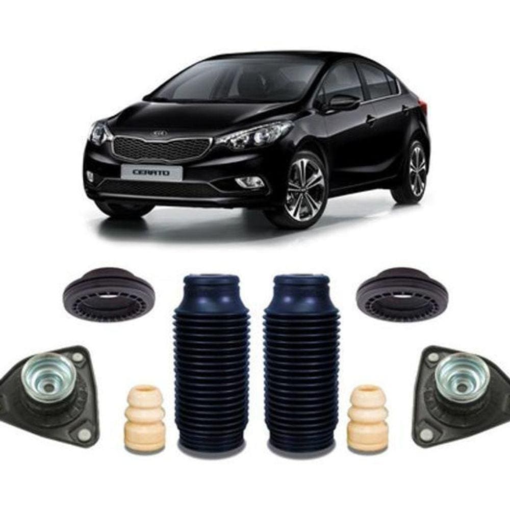 Par Kit Coxim Batente Dianteiro Kia Cerato 2013 2014 2015 16
