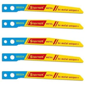 Kit Com 5 Lâminas Serra Tico Tico Starrett Bs324 65Mm 24D