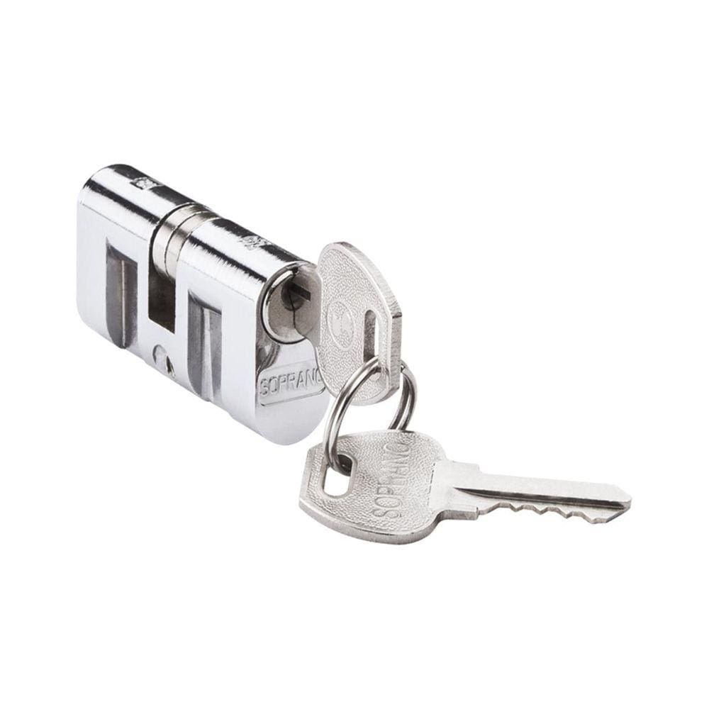 Cilindro Soprano Zamac Para Fechadura 3F-Papaiz 7082.30