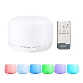 Difusor Aromatizador Umidificador Ar Ultrassonico Led 7Cores