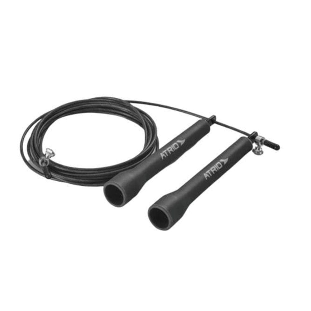 Corda De Pular De Aço Preto - Es231