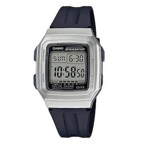 Relógio Unissex Casio Prata/Preto F201Wam-7Avdf