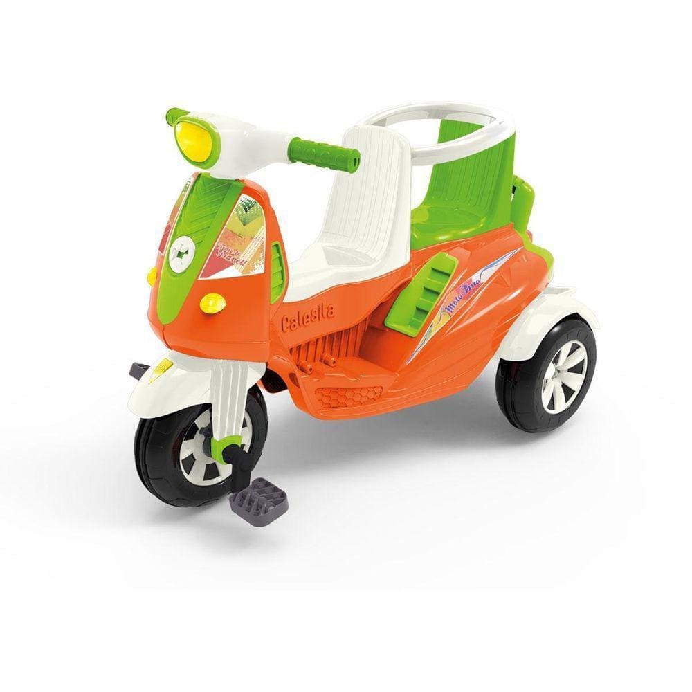 Triciclo Moto Infantil Passeio/Pedal Avespa - Maral Pink