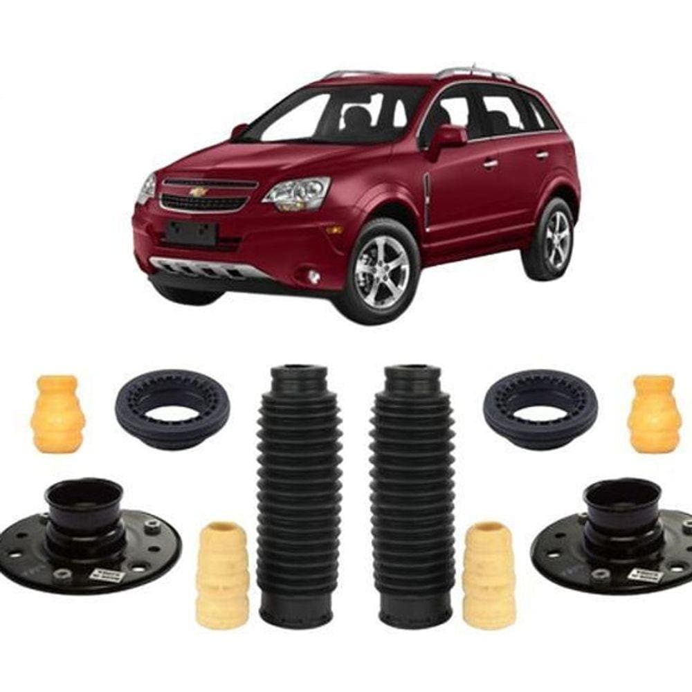 Kit Batente Amortecedor Coxim Dianteiro Traseiro Captiva