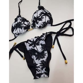Biquini Feminino Ripple De Amarrar Coqueiro
