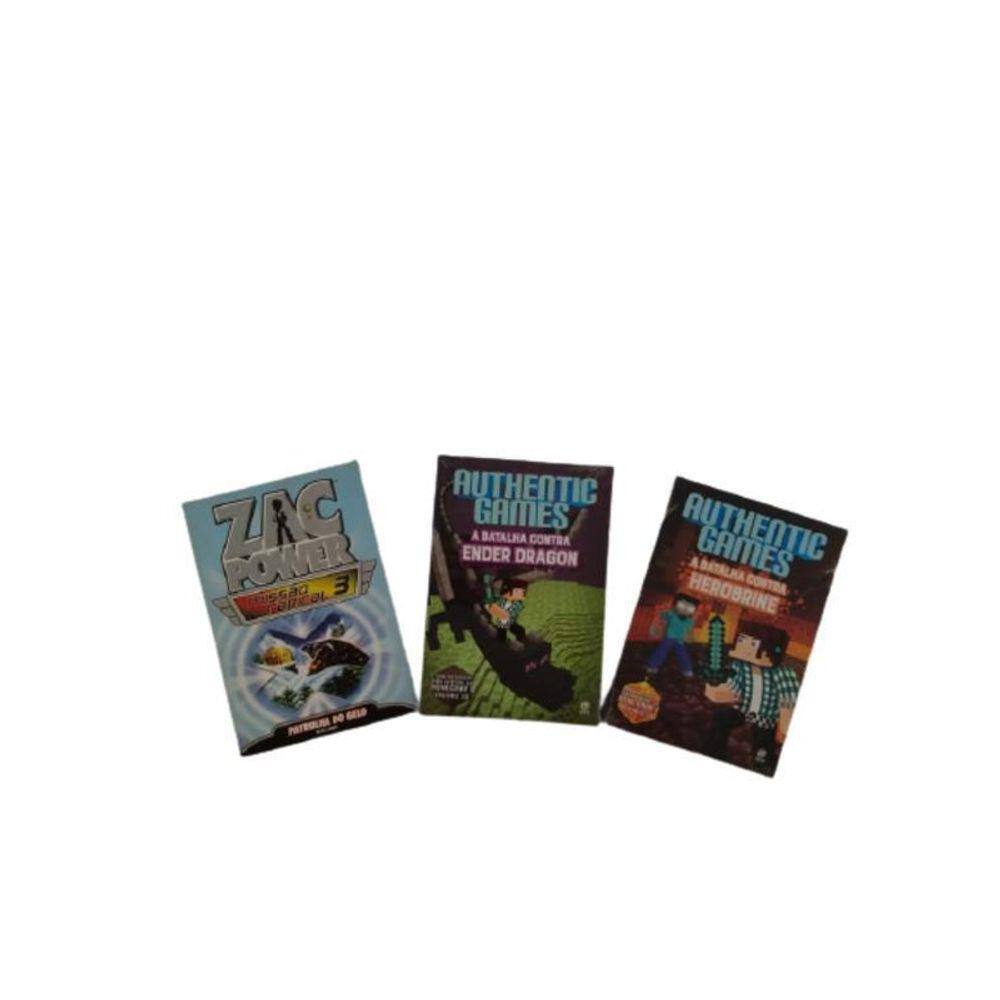 Livro Kit Patrulha Do Gelo 3 E Authenticgames 2 E 3