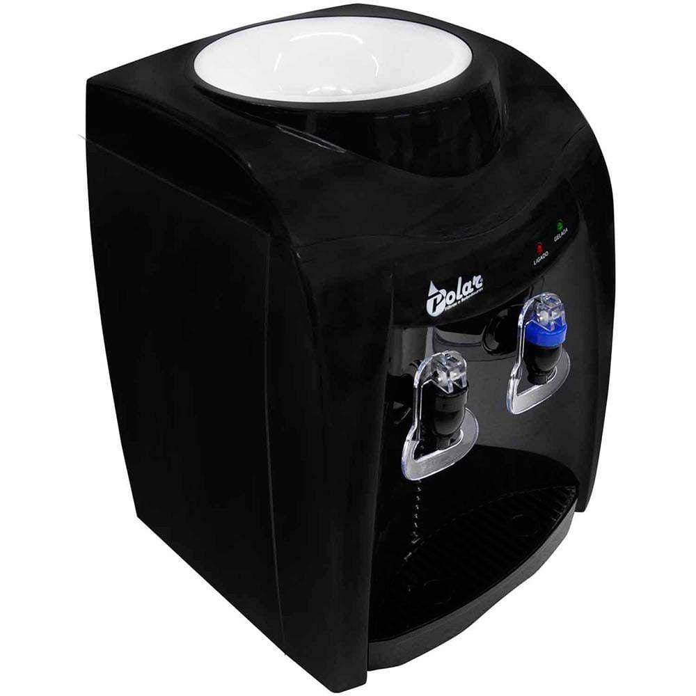 Bebedouro Água Elétrico Gelada Preto Galão SEM Filtro 220v