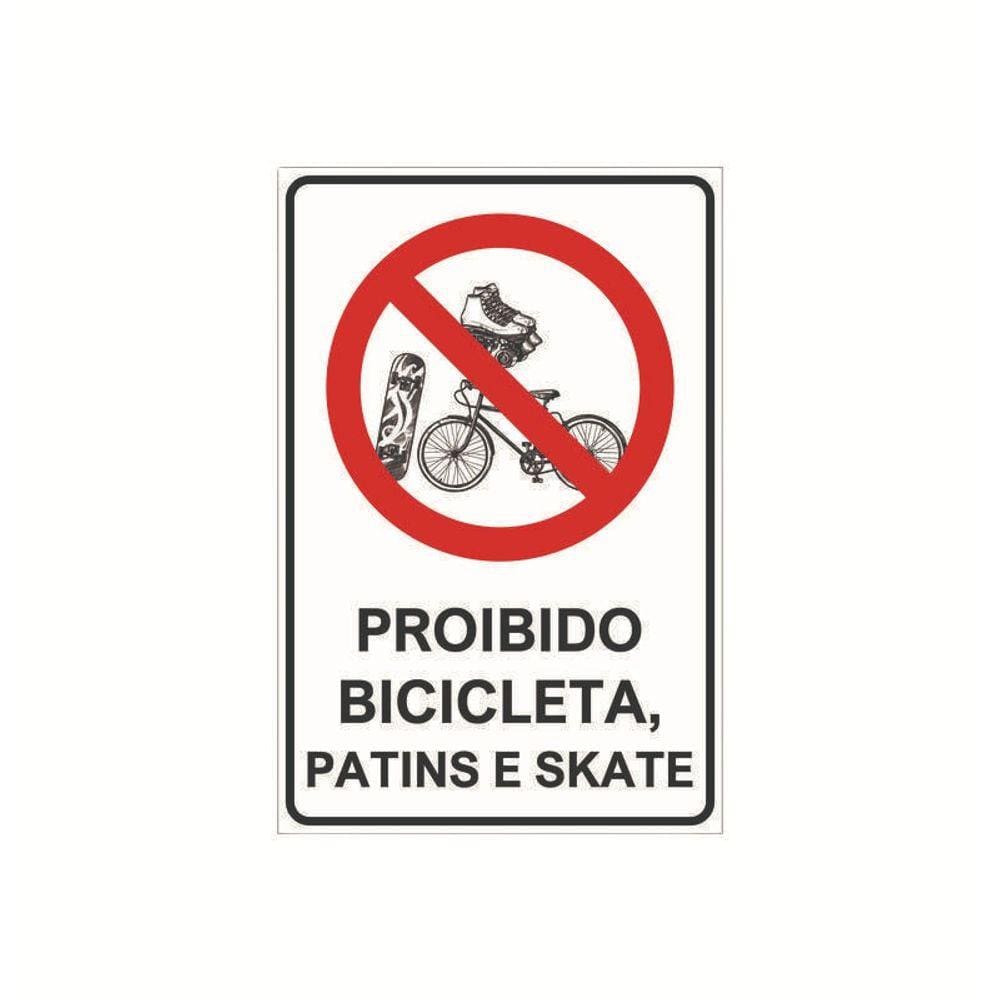 Placa bicicleta grau 244