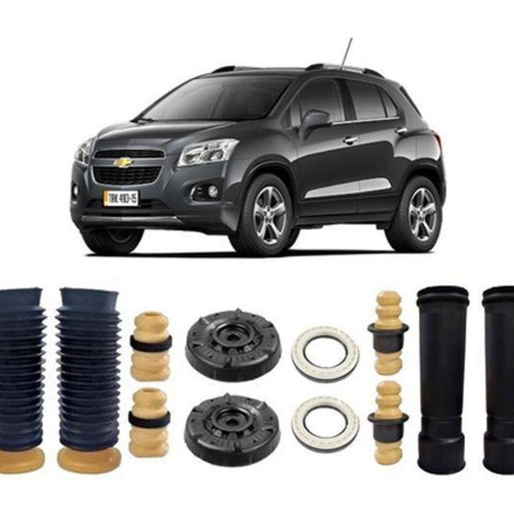 4 Kits Suspensão Dianteira Traseira Tracker 2014 2015 2016