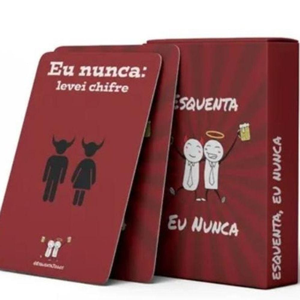 Kit 2 Jogos Adulto Esquenta Eu Nunca + Casal - Esquenta Jogos