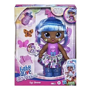 Boneca Baby Alive Fada Glo Pixies Gigi Luzes E Sons - Hasbro