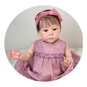 Bebe Reborn Boneca Silicone Banho Menina Princesa