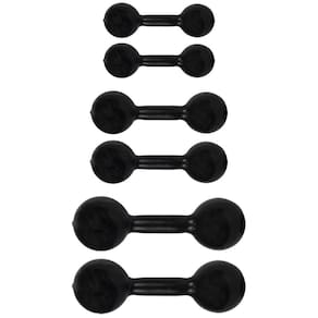 Kit Par Halter 1Kg 2Kg E 3Kg Emborrachados Treino Academia