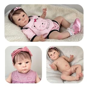 Bebe Reborn Boneca  Silicone Realista Menina Fofa