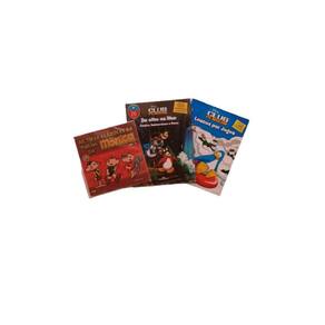 Livro Kit 3 Livros Turma Mônica Disney Club Penguin Adesivos