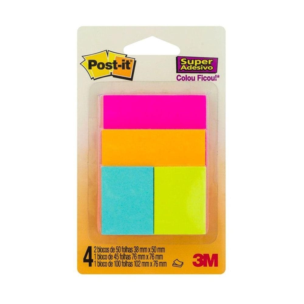 Post It Flags Papel Cascata 195F 76X15Mm 3M