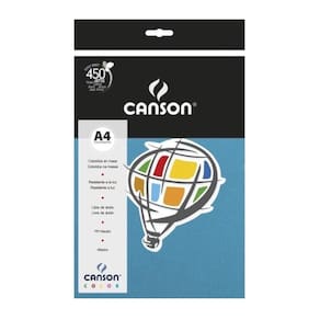Papel Color Plus A4 Canson 120G 15 Folhas Azul Royal